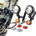 4.5" LED Auxiliary Passing Light w/ Bracket for Harley Touring Road King (1994–2023)