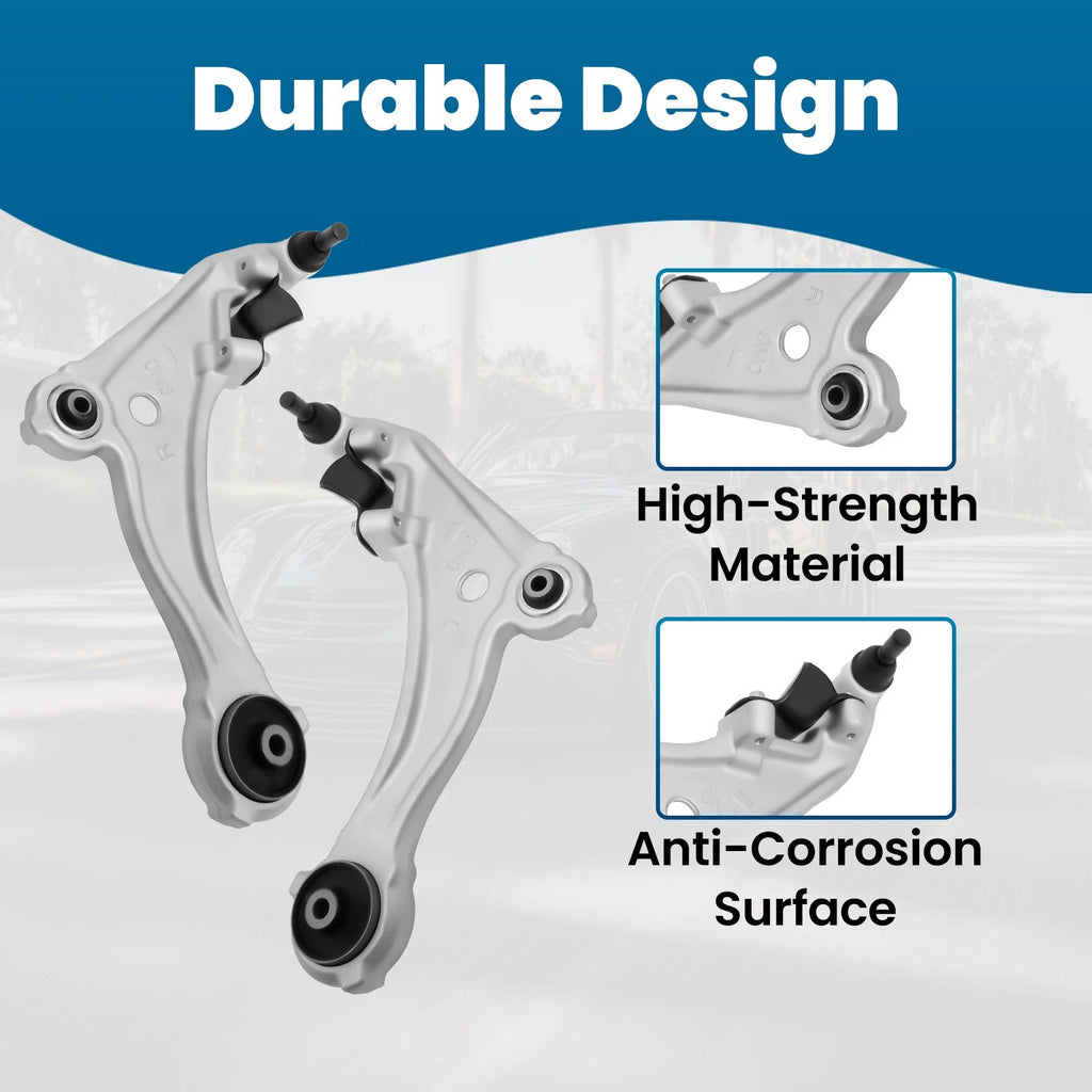 Front Lower Control Arm, Tie Rod & Sway Bar Link for Nissan Maxima (2009–2014)