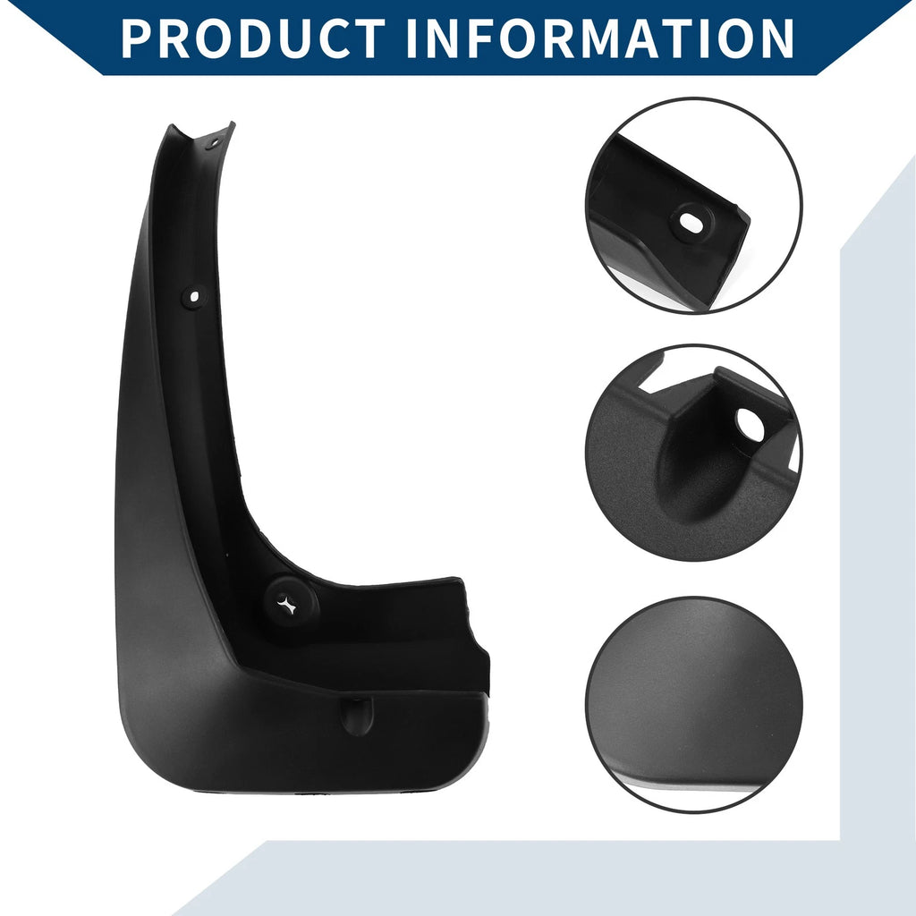 Set of 4 Mud Flaps Splash Guards for BMW X3 (2010–2017)