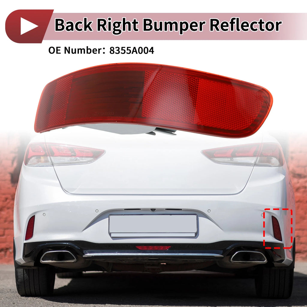 Rear Right Bumper Reflector No. 8355A004 for Mitsubishi Outlander (2014–2021)