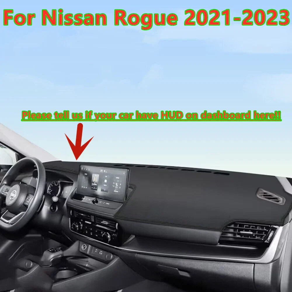 Dashboard Cover / Leather / Dash Pad for Nissan Rogue (2021–2023)