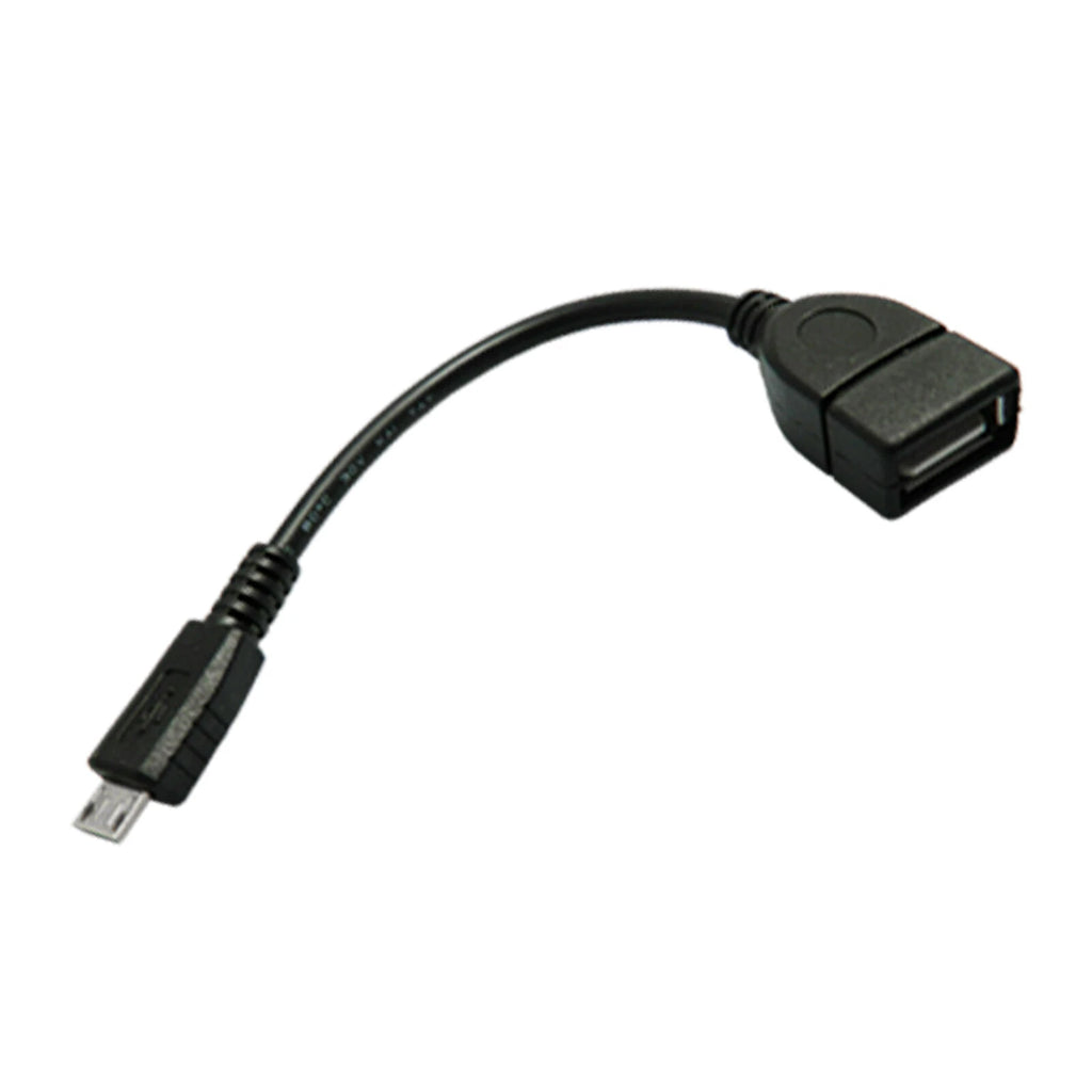 Micro USB Male to USB 2.0 Female OTG Adapter Cable for All Models (2019-2025)
