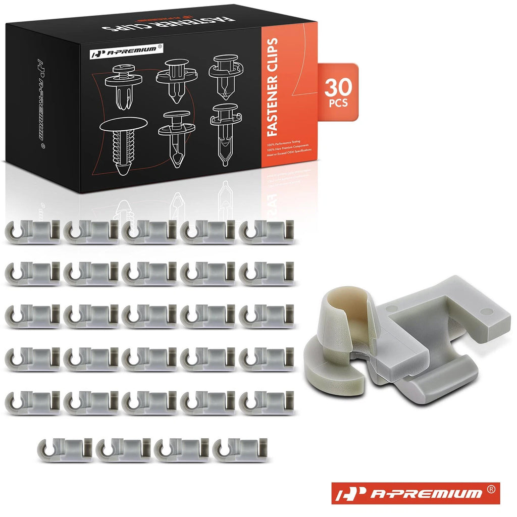30x Nylon Tailgate Door Lock Rod Retainer Clips for Chevy GMC 
