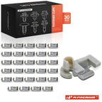 30x Nylon Tailgate Door Lock Rod Retainer Clips for Chevy GMC 