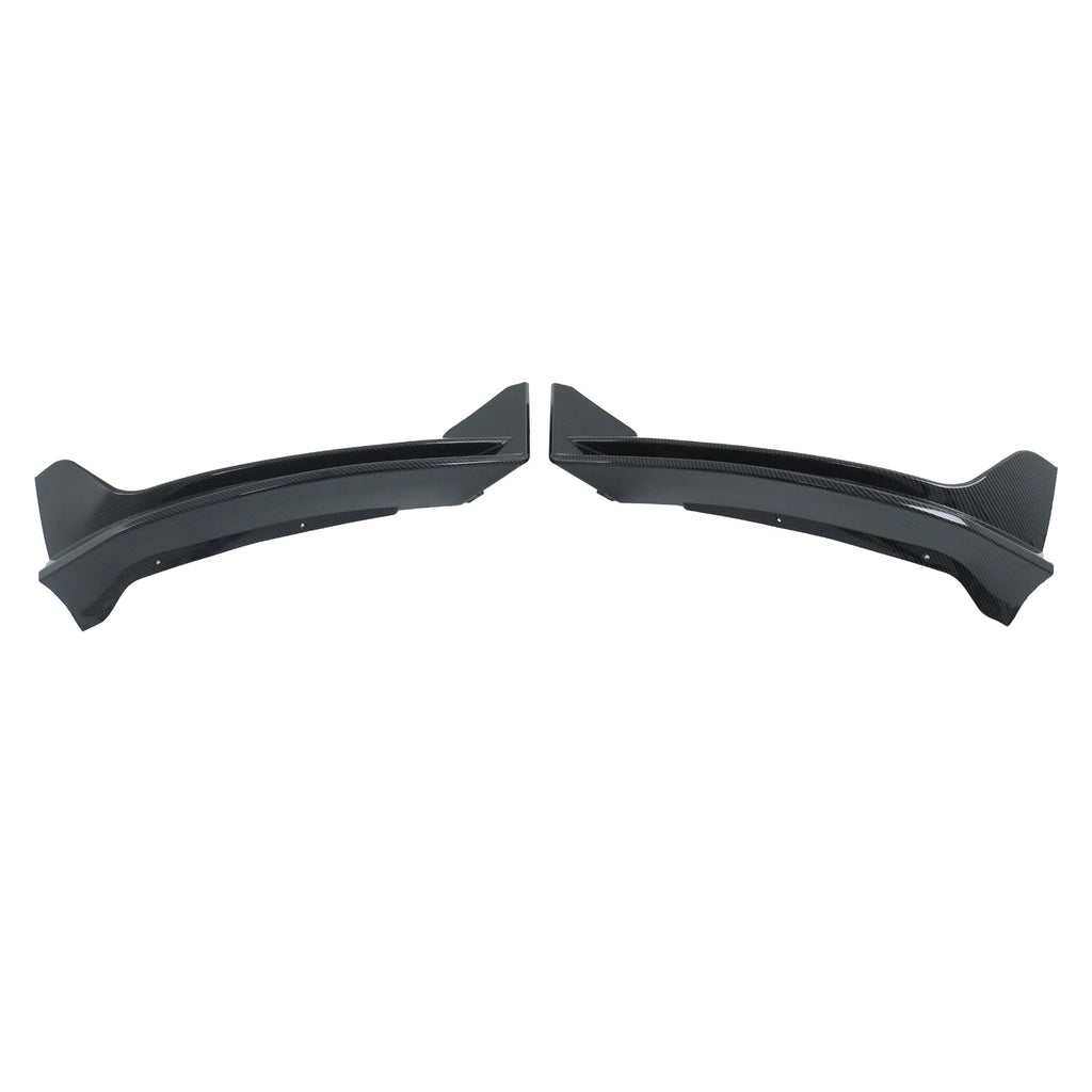 Carbon Style ABS Front Bumper Lip Spoiler for Tesla Model Y (2020-2024)