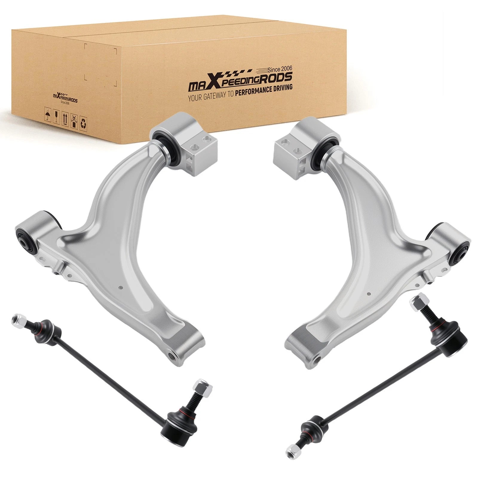 Front Suspension Lower Control Arms Sway Bar Links for Cadillac XTS (2013–2017)