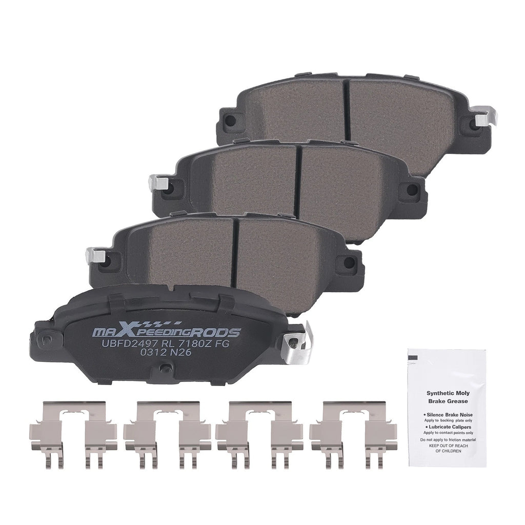 Rear Ceramic Brake Pads Kit for Mazda CX-5 (2016–2025) w/Hardware P1846
