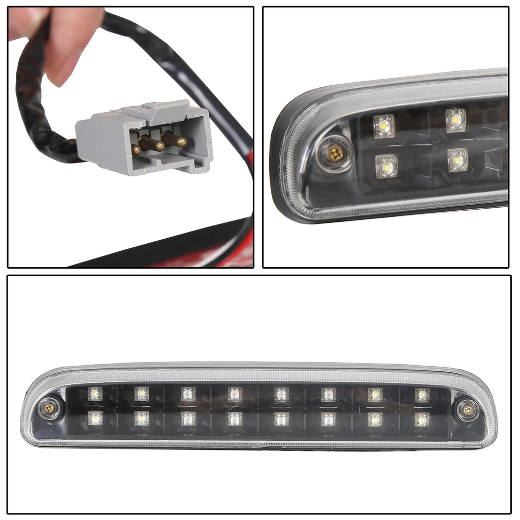 Chrome LED 3rd Brake Light for Ford F250 F350 Super Duty (1999–2016)