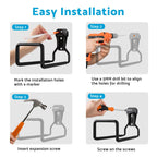 Metal Hose Holder Hook for Garage Water Hose Storage