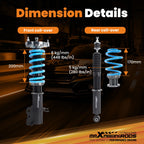 Coilovers Suspension Lowering Kit for Nissan Juke (2011-2017)