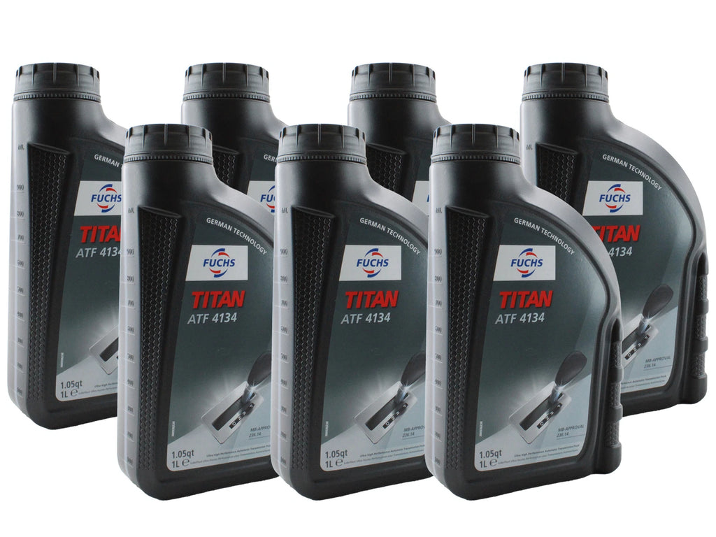 7X 1L Fuchs TITAN ATF 4134 Auto Transmission Fluid for Dodge Maybach