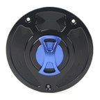 Keyless Blue Gas Fuel Tank Cap Cover for Honda CBR1000RR Fireblade (2004-2023)