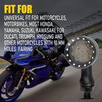 2X Mini Bullet Turn Signal Lights for Motorcycle (Universal)