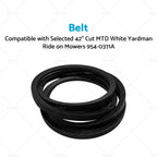 Belt for MTD White Yardman 42" Ride Mowers (954-0371A)