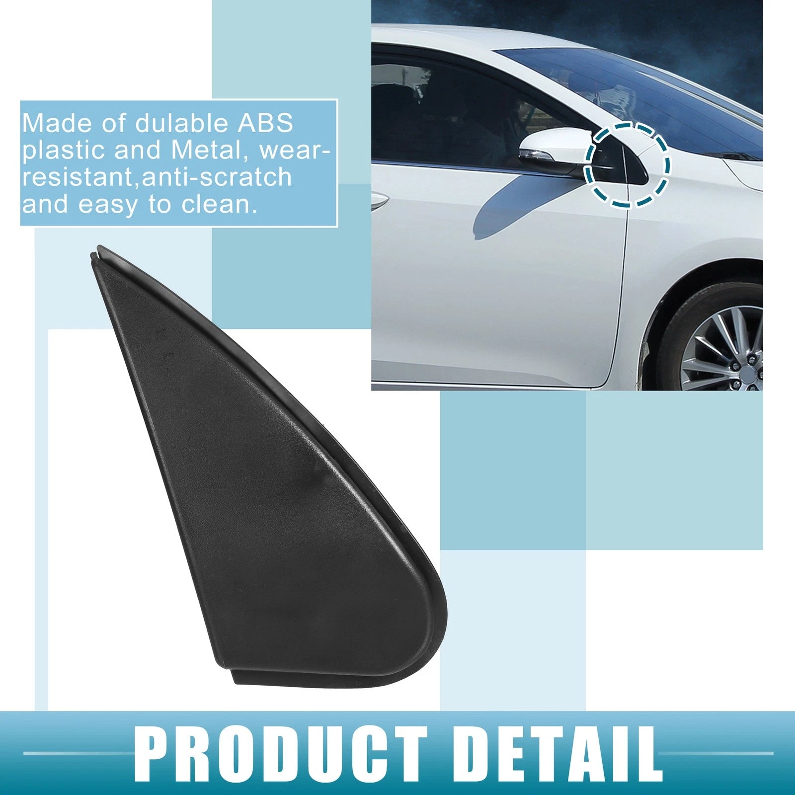 Right Mirror Corner Fender Triangle Cover No. 6011702170 for Toyota Corolla (2014–2019)