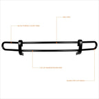 Rear Bumper Protector Guard for Honda CR-V (2007–2011) - Black Coated 1.25"