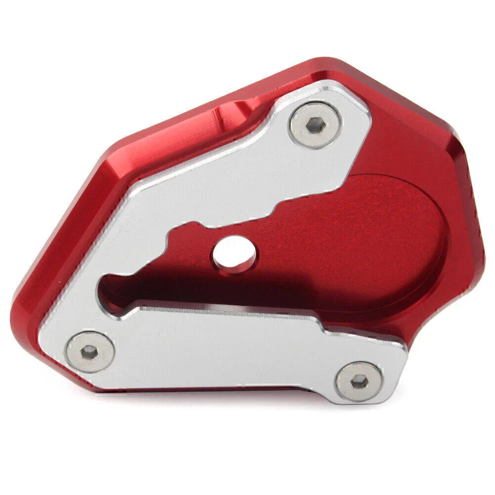 Red Side Stand Enlarger Pad for Ducati 848 1098 1198 (2008-2014)