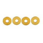 4 x Gold Saddlebag Crash Bar Spacers for Harley Softail, Road Glide