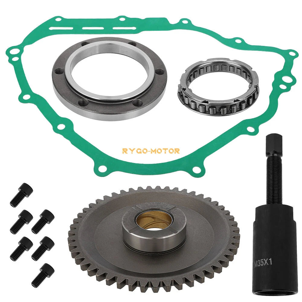 Starter Clutch 49T Gear Flywheel Puller for Yamaha Grizzly 700 (2007–2024)