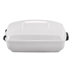Chopped Trunk Luggage for Harley Touring Glide (2014–2026) White Onyx Pearl