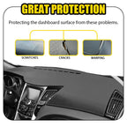 Leather Dashboard Cover for Hyundai Sonata (2011–2014)