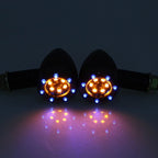 2X LED Turn Signal Indicators for Kawasaki Ninja Vulcan Versys Z900 (12V)