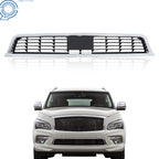 Black Chrome Front Bumper Lower Grille for Infiniti QX80 (2015–2017)