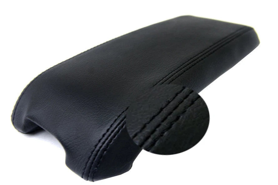 Center Console Armrest Cover for Jeep Patriot (2009–2017) Black Leather