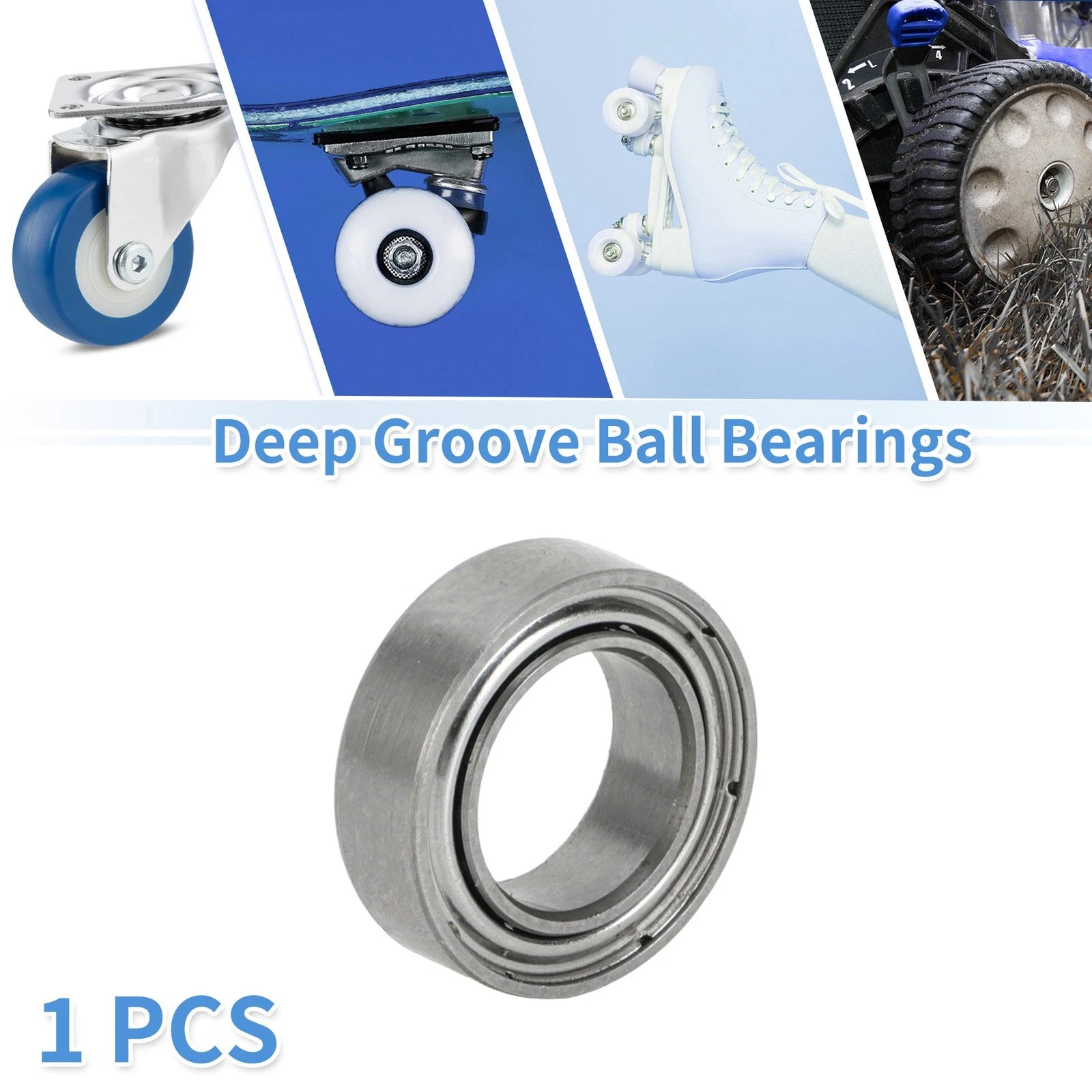 1060ZZ Deep Groove Ball Bearing for Scooter Skateboard Wheel (1 Pc)