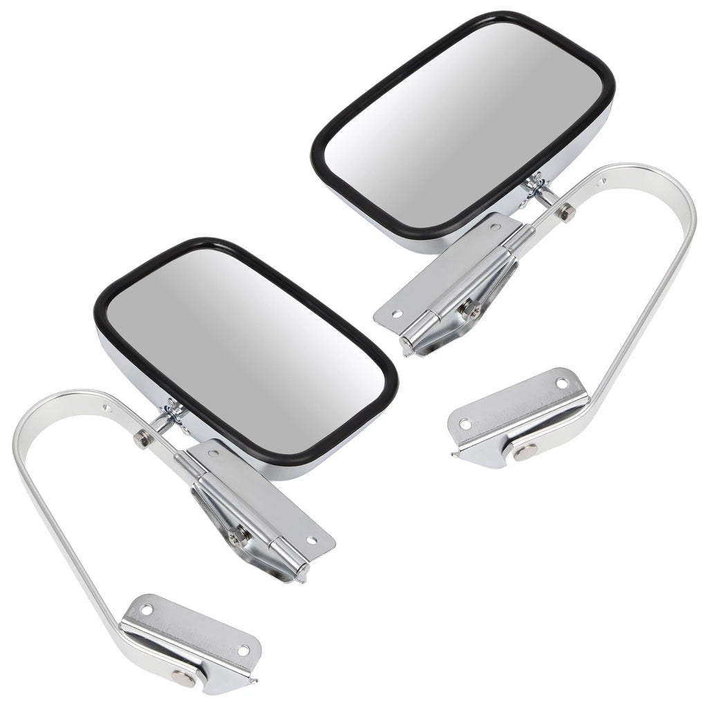 Set of 2 Manual Side View Mirrors for Ford F150-F350 (80–96)