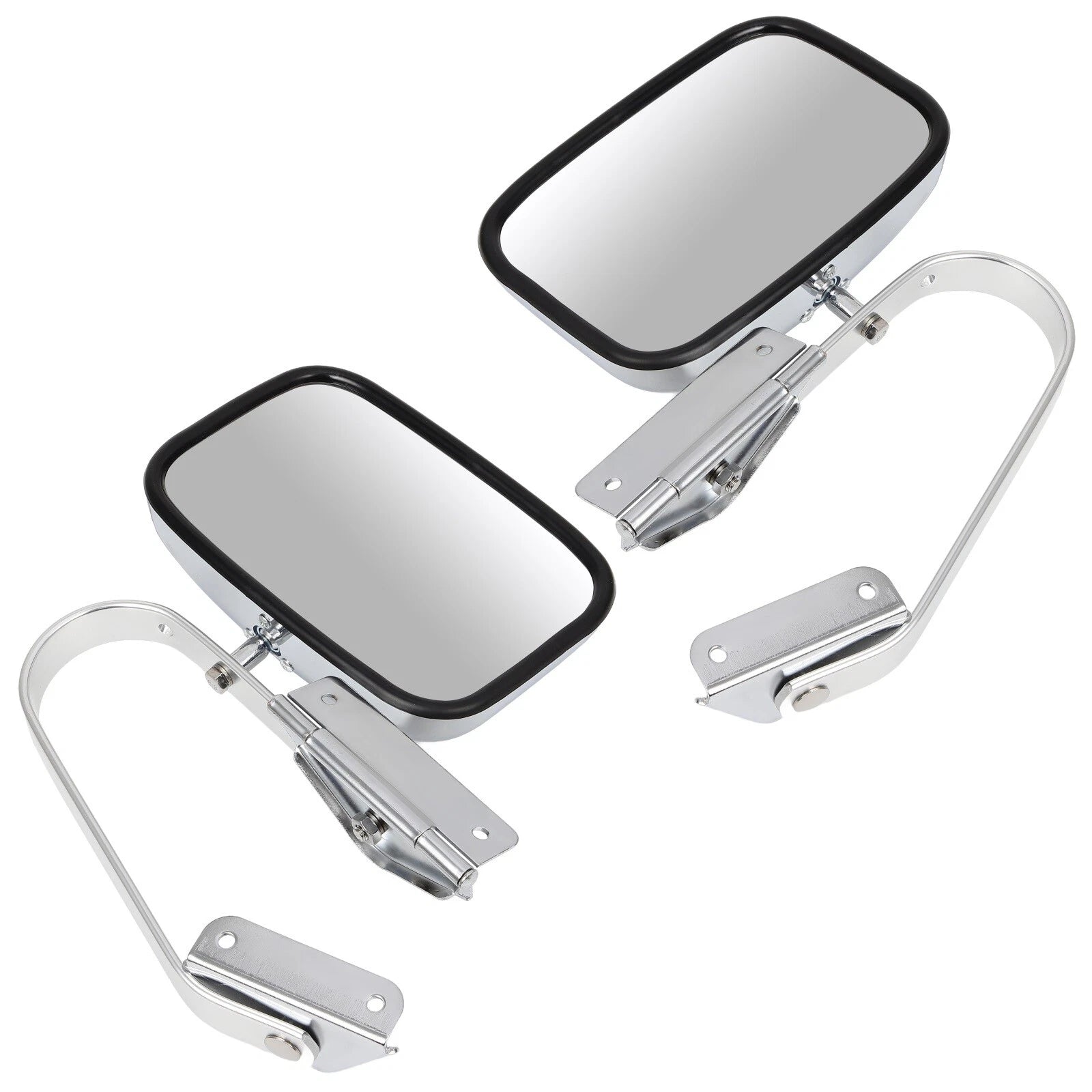 Set of 2 Manual Side View Mirrors for Ford F150-F350 (80–96)