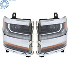 HID Xenon Headlights for Chevy Silverado 1500 (2016-2018) with DRL Chrome