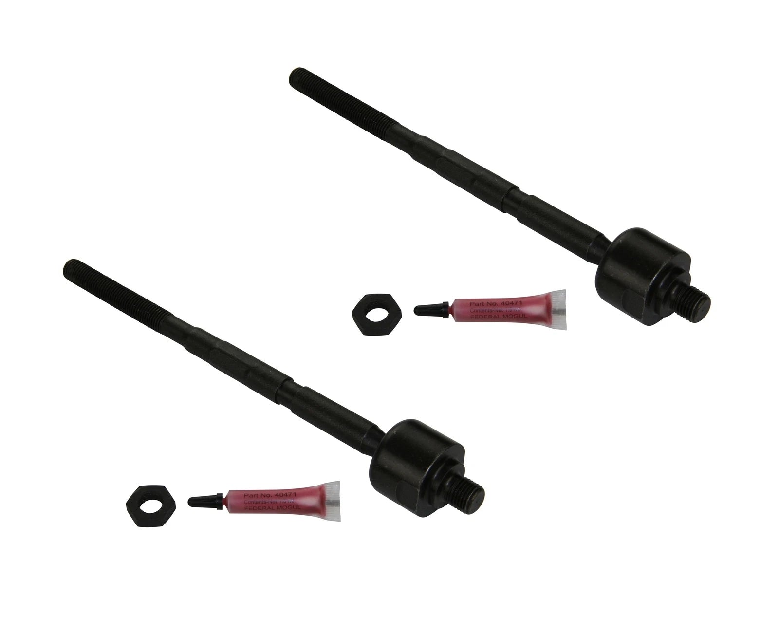 Set of 2 Inner Steering Tie Rod Ends for Fiat 500, Lexus LS460