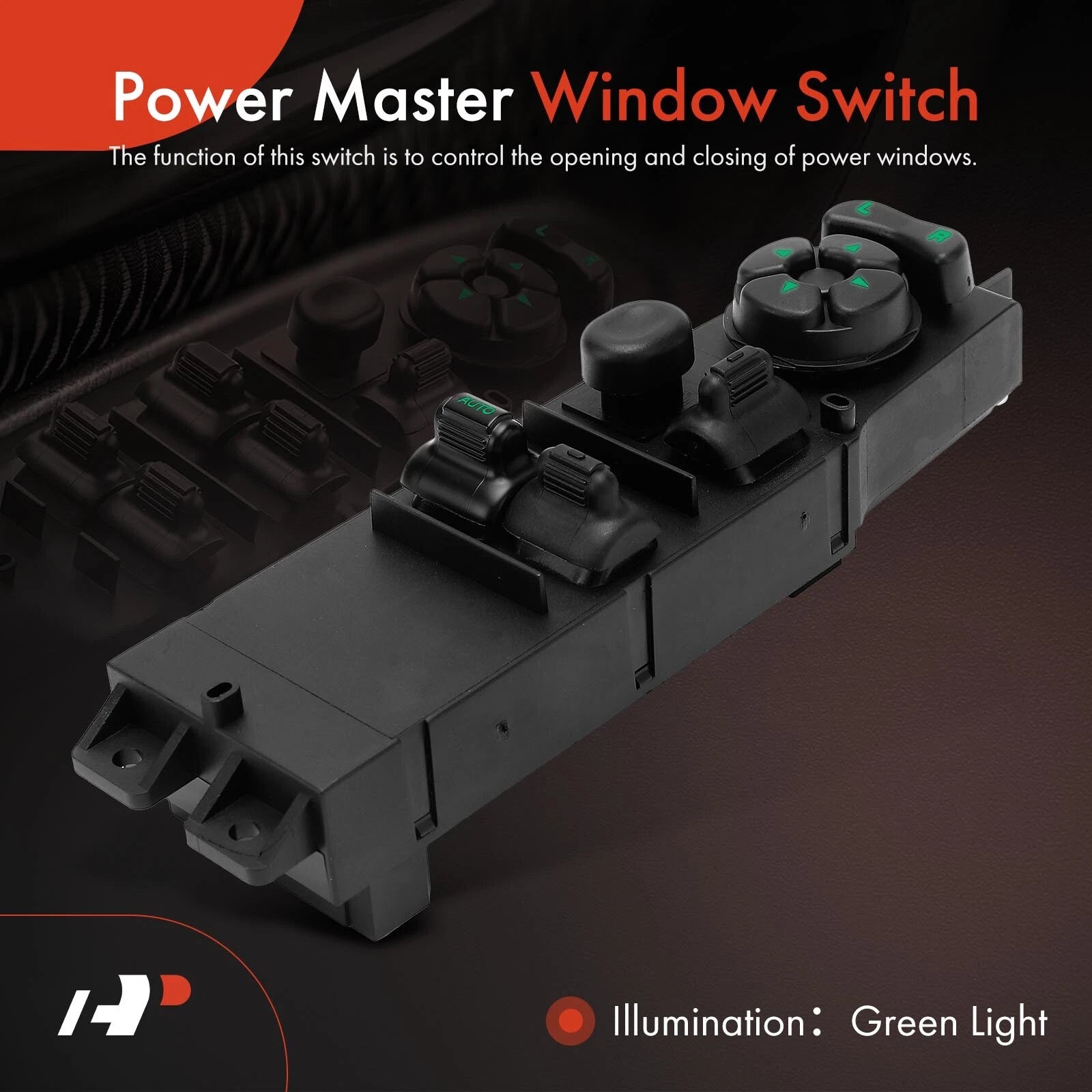 Front Left Power Window Switch for Jeep XJ Cherokee (1997-2001)
