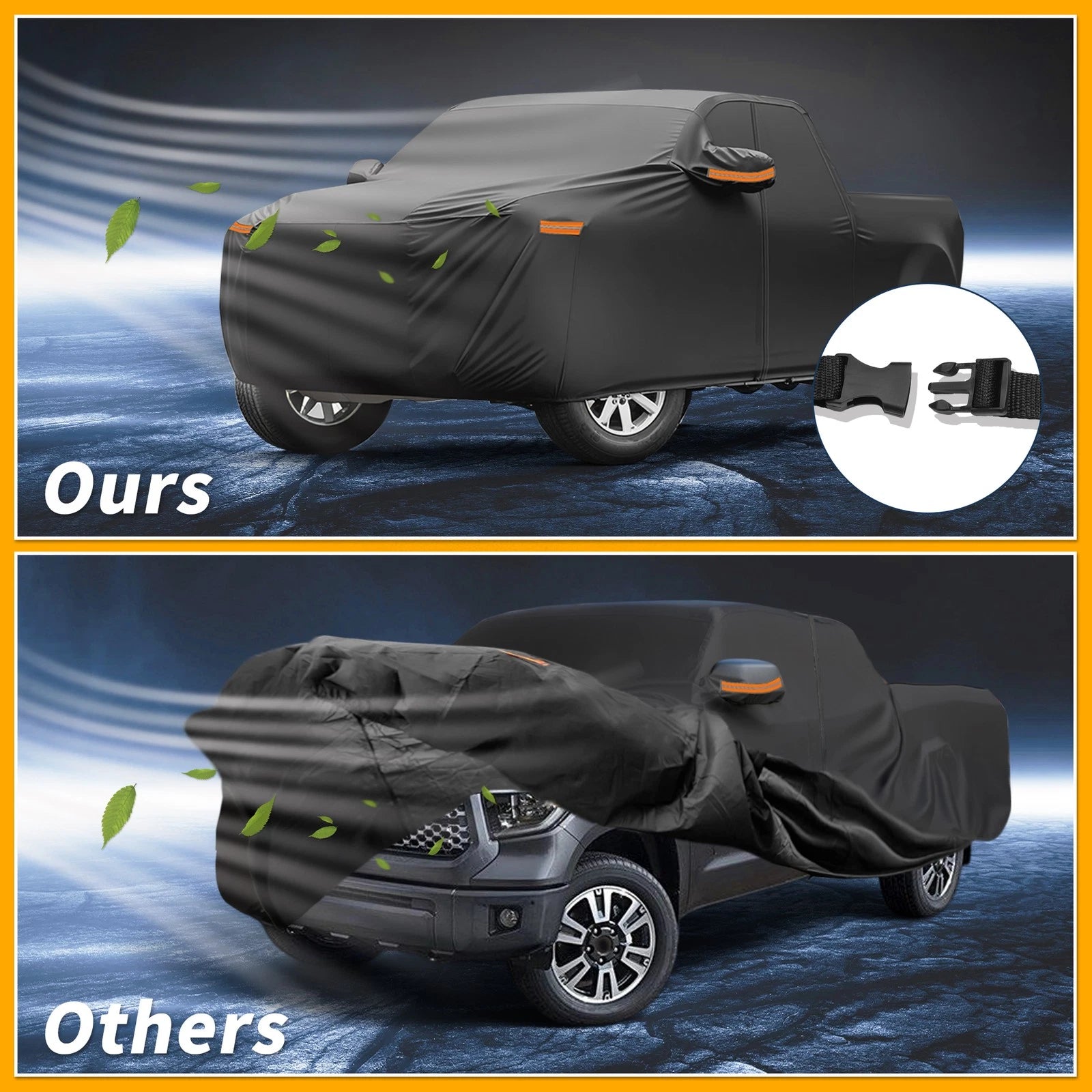 Waterproof All Weather Car Cover for Toyota Tundra (190T-PU)