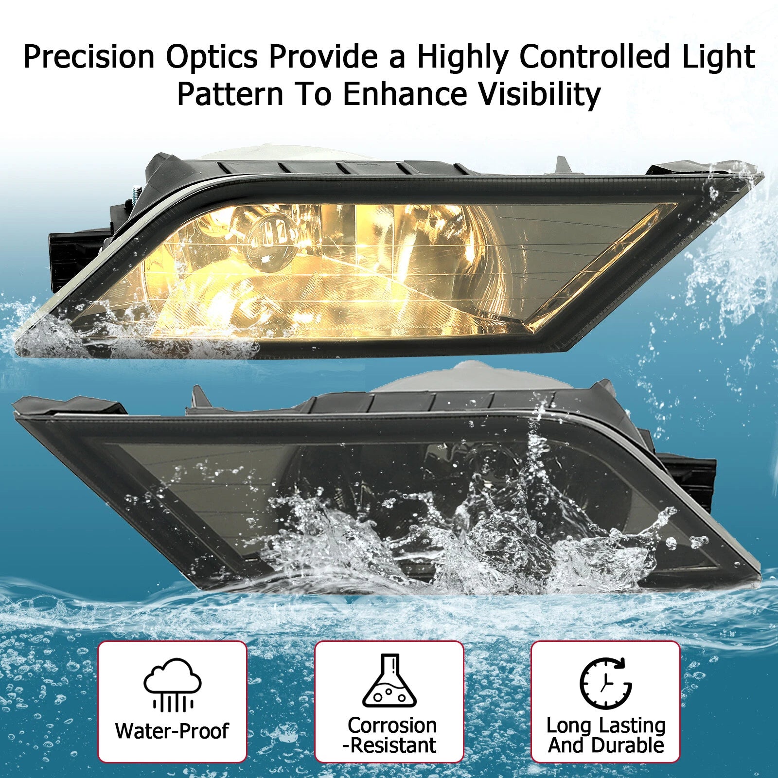 Smoked Bumper Fog Lights + Switch for Honda Odyssey (2011–2013)