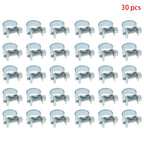 30 Pack Fuel Injection Hose Clamps for Auto (14mm-16mm)