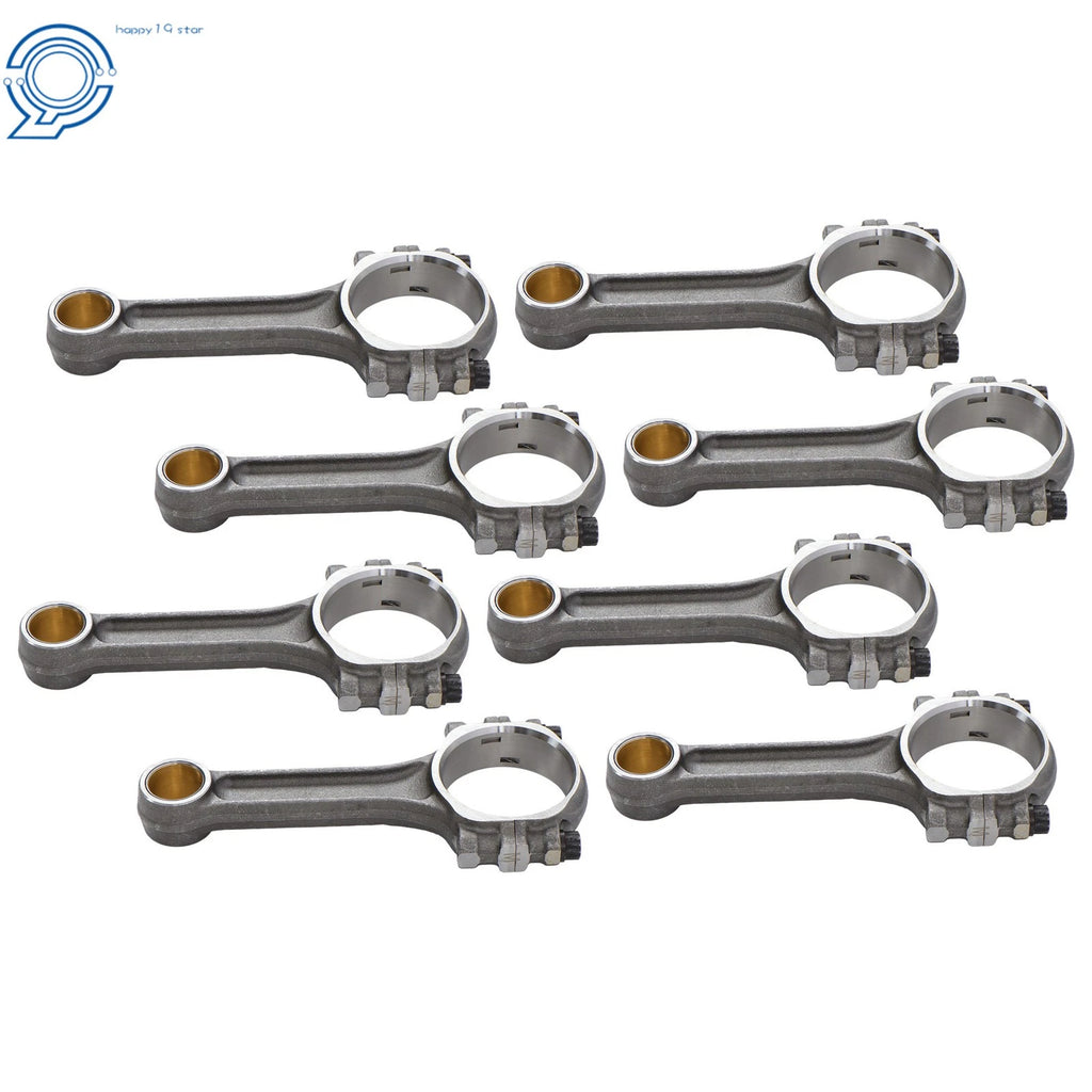 I-Beam Connecting Rods for Chevy SBC 350 (5.700" Length, 2.100" Pin)