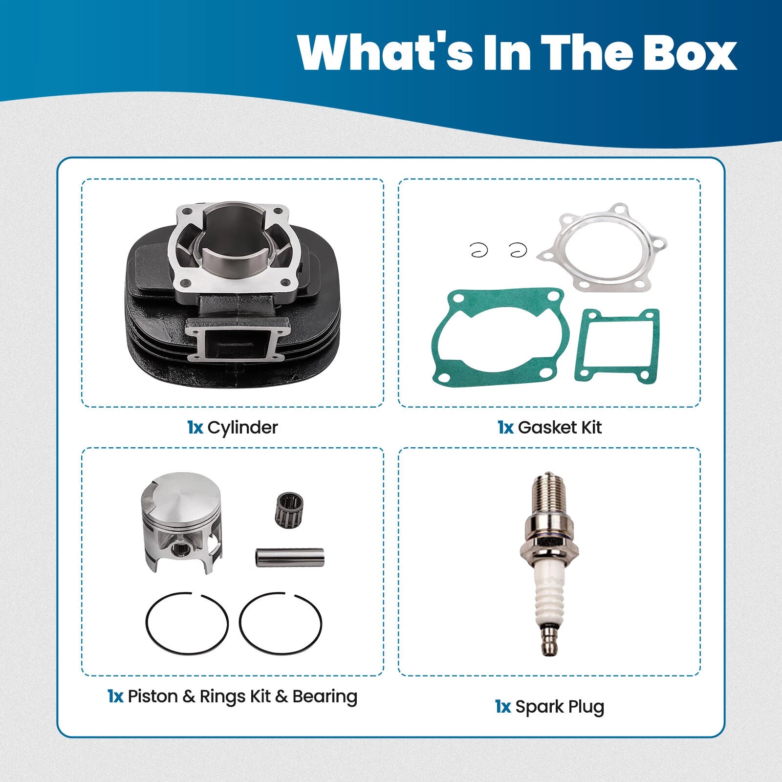Top End Kit Set for Yamaha Blaster 200 YFS 200 (1988–2006)