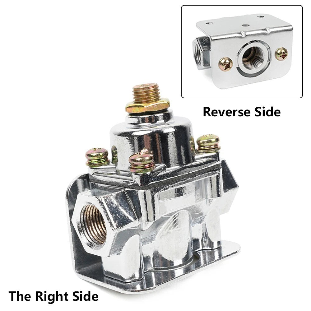 Fuel Pressure Regulator Kit w/Gauge 1-4 PSI for Holley Carbureted (12-804)