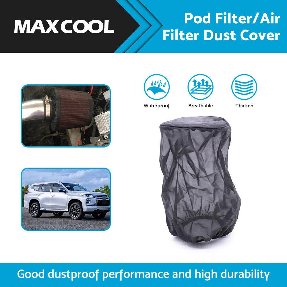 Air Filter Dust Cover for Universal High Flow Intake (12x24cm)