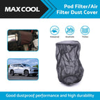 Air Filter Dust Cover for Universal High Flow Intake (12x24cm)