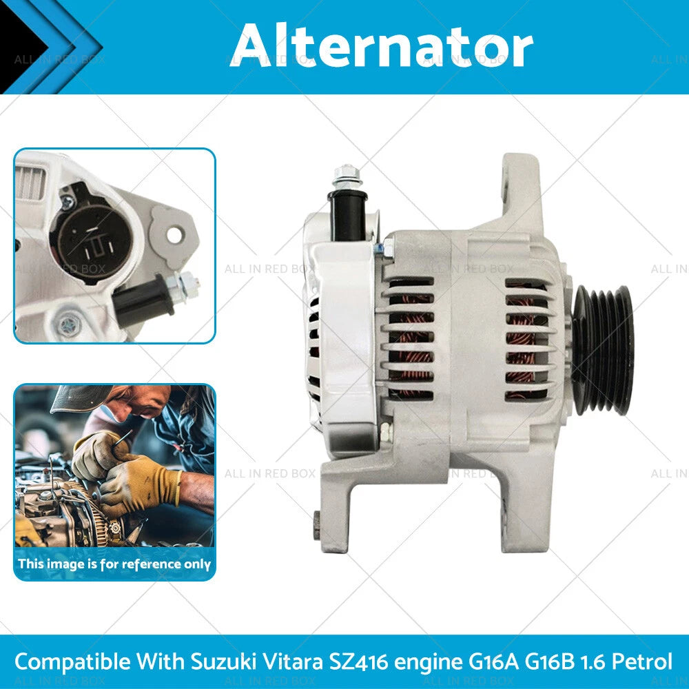 Alternator for Suzuki Vitara SZ416 G16A G16B 1.6L Petrol (1988–1999)