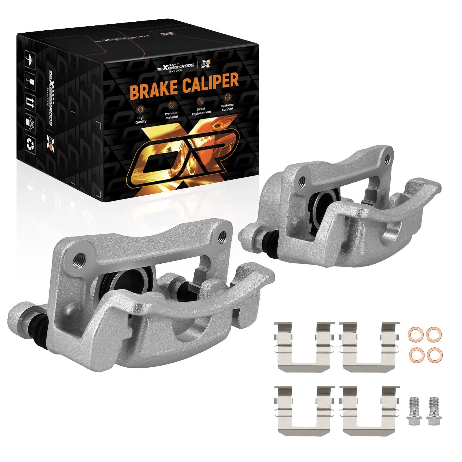Rear Brake Caliper Set for Chevrolet Equinox (2007–2017) / Saturn Vue (2008–2010)