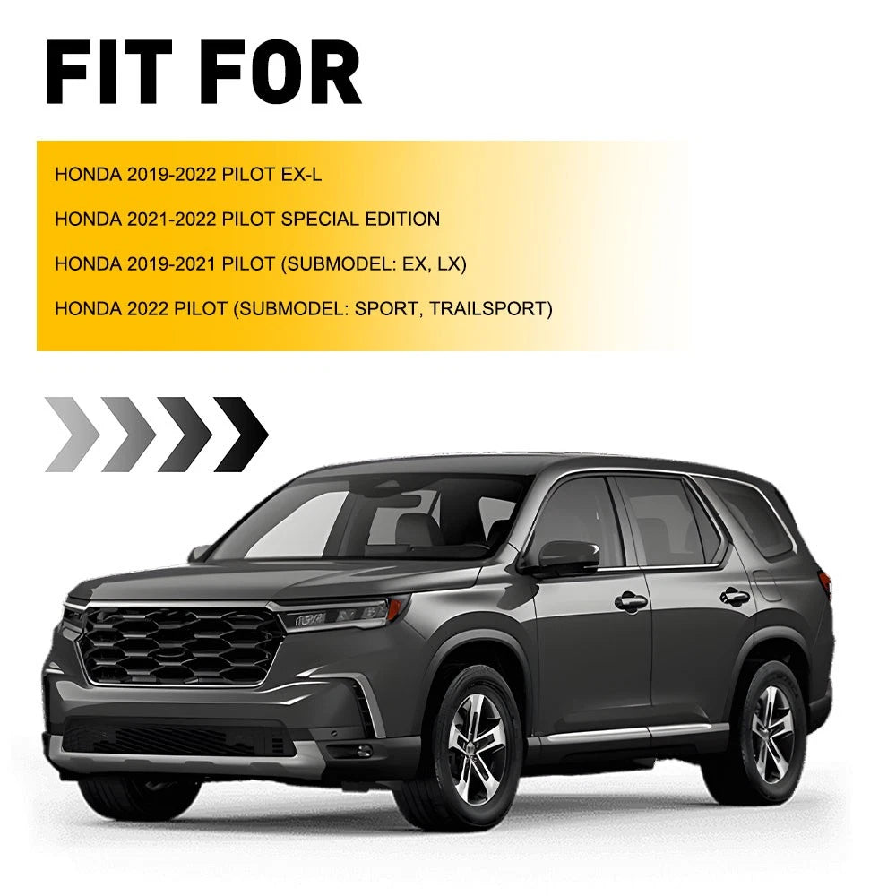 Front Left Upper Bumper Molding for Honda Pilot (2019–2022) 71108TG7A50 Black