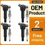 Ignition Coil & Spark Plug Set for Kia Soul, Forte Hyundai Elantra (2012–2021)
