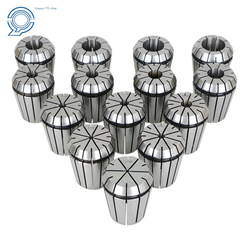 14Pcs ER32 Spring Collet Set for CNC Milling Lathe Machine