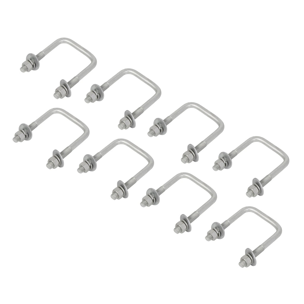 Set of 8 U-Bolts for Boat Trailer (1/2" D x 3 1/16" W x 4 5/16" L)