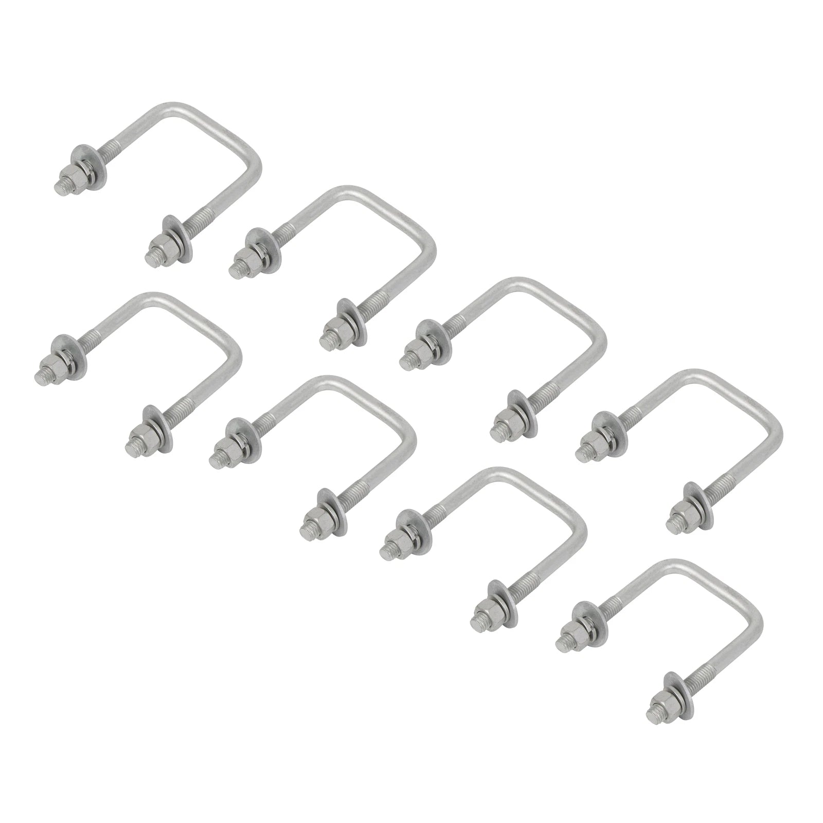Set of 8 U-Bolts for Boat Trailer (1/2" D x 3 1/16" W x 4 5/16" L)
