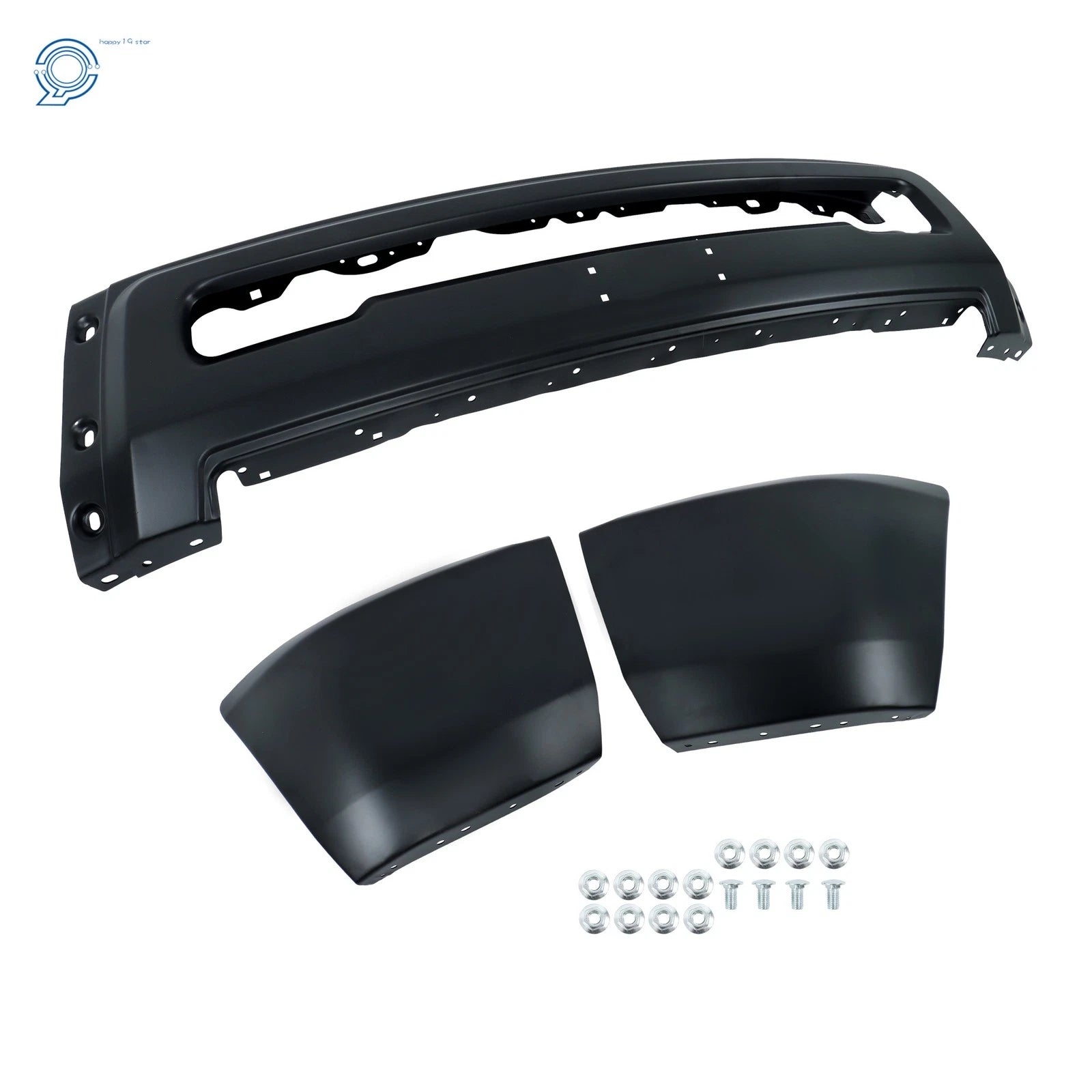 Front Bumper Face Bar for Dodge Ram 2500 3500 (2010–2018) Black Steel